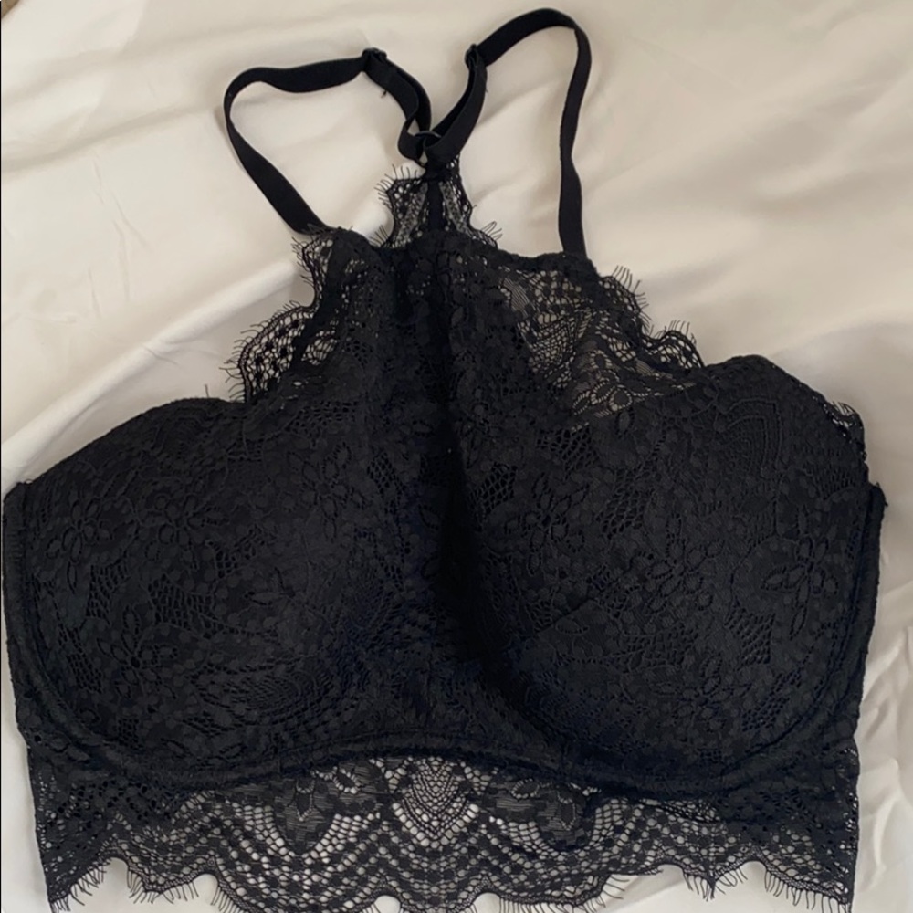 Pink Black Bralette/ Bra